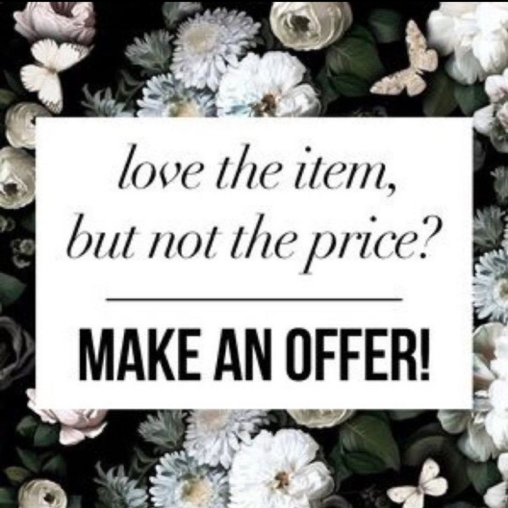 Open to reasonable offers!